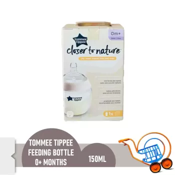 Tommee Tippee Closer To Nature Feeding Bottle 0m+ 150ml