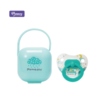 M Silicone Pacifier With Storage Box green 45541