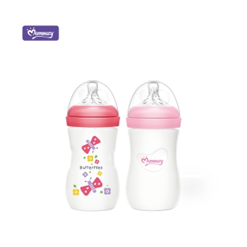 momeasy Feeding Bottle pink 240ml Set 45618