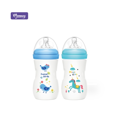 momeasy Feeding Bottle blue Set 240ml 45618